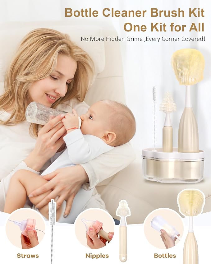 XANGNIER Baby Bottle Brush Kit - Image 2
