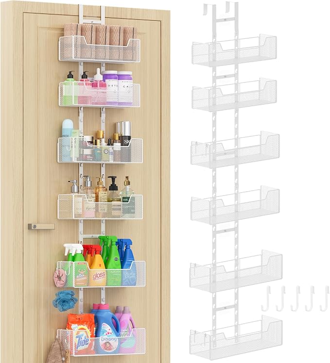 Over The Door Organizer, Metal Hanging Door Organizer by Hongtamoya