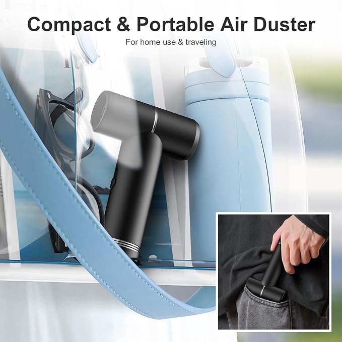 HAGOOGI Compressed Air Duster, 4 Speeds Electric Air Duster - Image 7