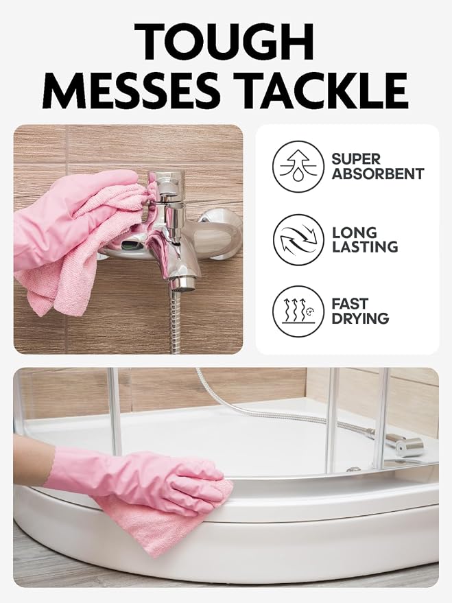 Fantasticlean Microfiber Cleaning Cloth Roll -675 Pack, Tear Away Microfiber - Image 7