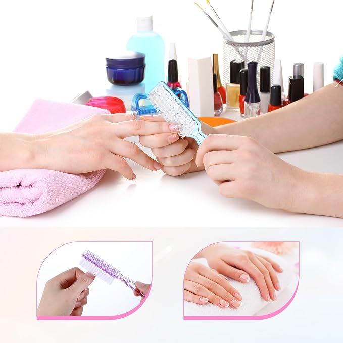 30 PCS Nail Scrubber Brush, Handle Grip Nail Brushes - Image 4