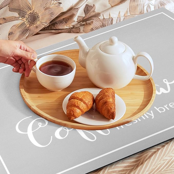 Findosom Dish Drying Mat, Cuttable Drying Mat - Image 8