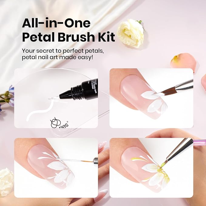 Beetles Nail Art Brushes Set for Gel Polish 3 Pcs Nail Art Design Pen and One - Image 5