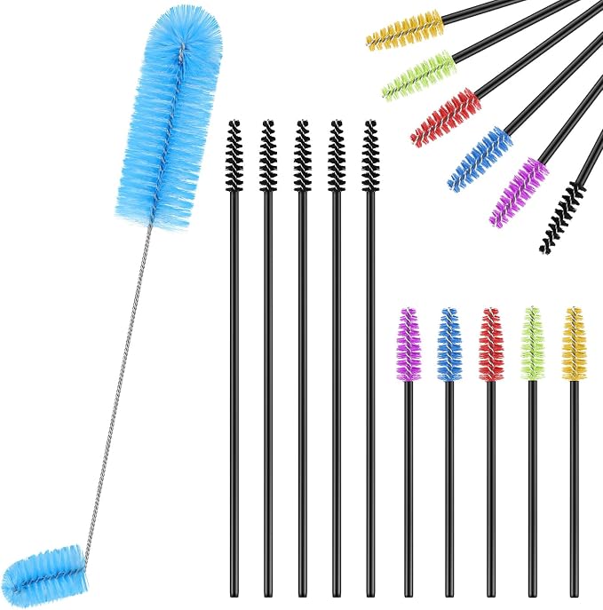 Hummingbird Feeder Cleaning Brush 19 Pieces 3 Size Mini Nylon Double Headed 2 by Perthlin