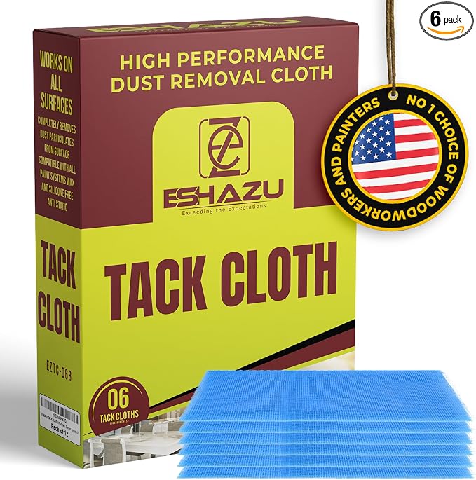Eshazu Premium Tack Cloth Pack of 06 – Professional Grade Dust and Particle by Eshazu