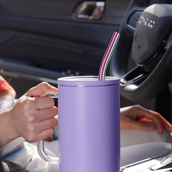 Tomorotec 11 Inch Stainless Steel Reusable Drinking Straws 14PCS & 2 Cleaning - Image 3