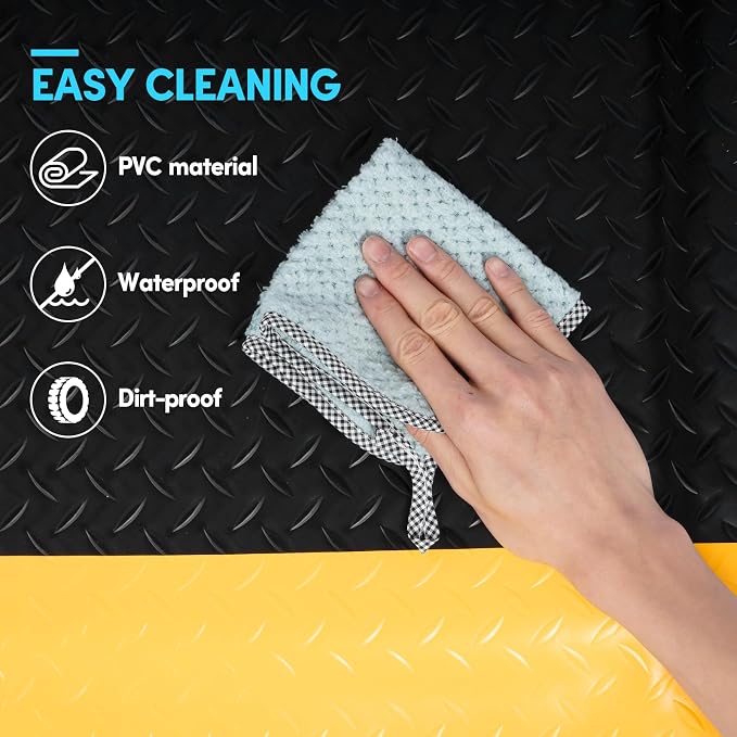 2 x 5 FT Anti Fatigue Mats Industrial 15/16 Inch Thick Soft Sponge Ergonomic - Image 4