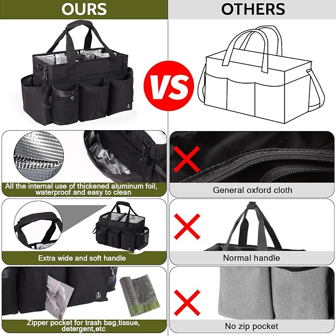 Large Wearable Cleaning Caddy Bag - Image 3