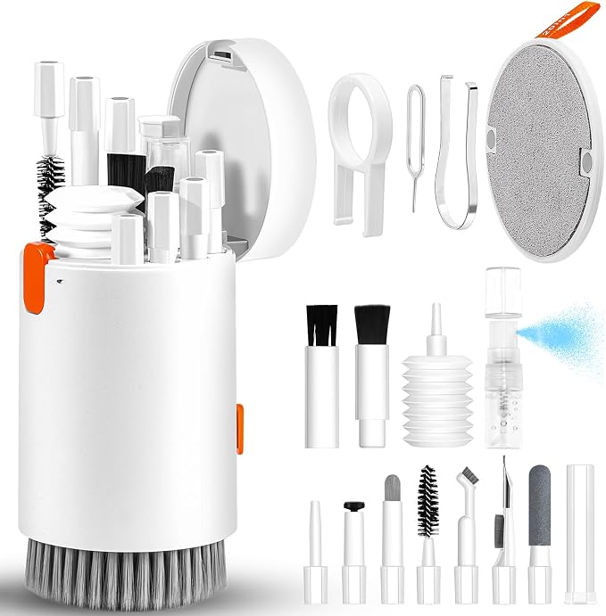 walrfid Laptop Phone Screen Cleaner Kit, Computer Keyboard Brush Cleaning Spray - Image 2