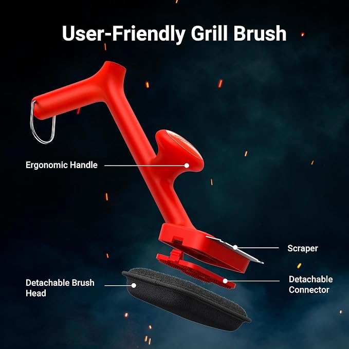 ThermoMaven BBQ Bristle-Free Steam Grill Brush - Image 2