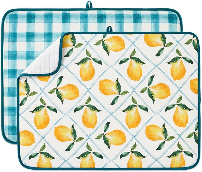 FRESHMINT Printed Dish Drying Mats by FRESHMINT