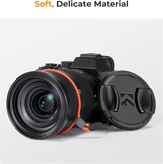 K&F CONCEPT 58mm Front Lens Cap Cover Kit, 5-in-1 Center Pinch Lens Cover + - Image 6