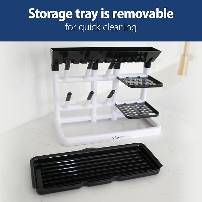 Dr. Brown's Drying Tower, Stand-Up Drying Rack, Countertop Baby Bottle Drying - Image 5