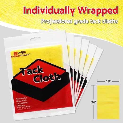 S&F STEAD & FAST Tack Cloth, Heavy Duty High Density 28×24 Mesh, Tack Cloths - Image 2