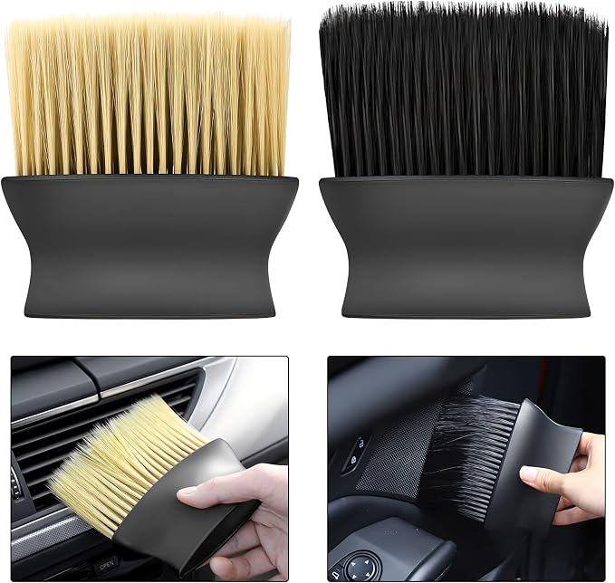 2 Pack Car Air Outlet Cleaning Brush Auto Interior Detailing Dust Brush Soft by Philbinden