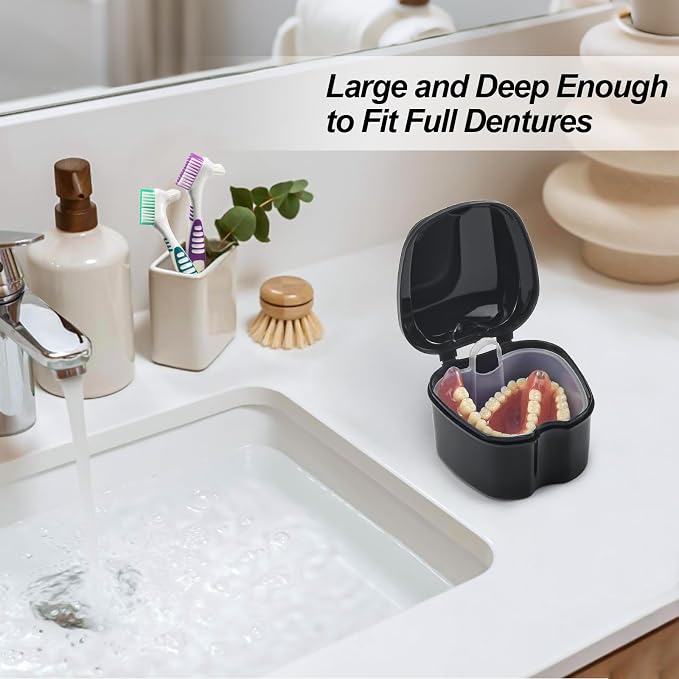 Denture Bath Case Retainer Cleaner Case - Image 5