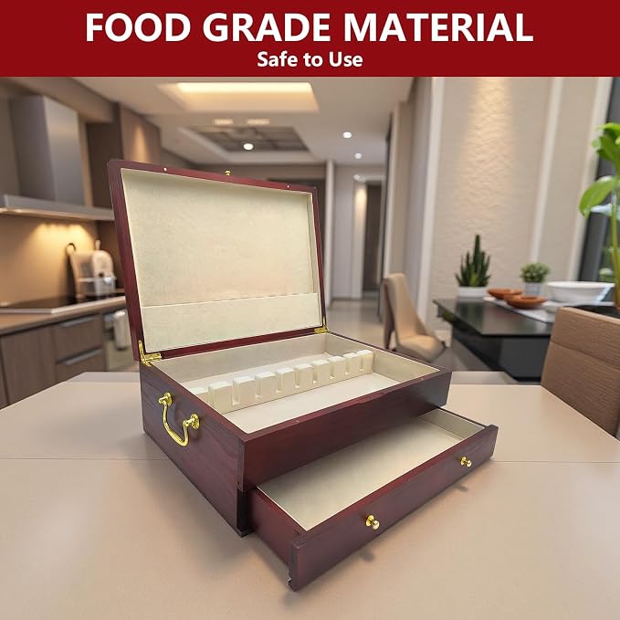 Silverware Storage Box, Kitchen Drawer Organizer, Drawer-containing flap-type - Image 6