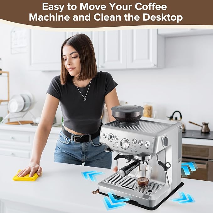 Sliding Mat for Breville Espresso Machine 870XL, Dual-Sided Design, Anti-Slip - Image 4
