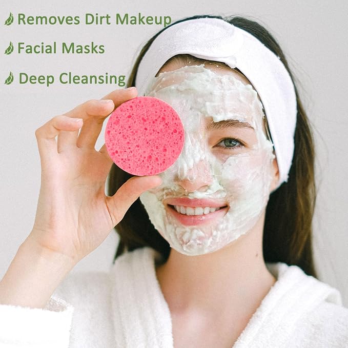 Beieverluck 300 Count Compressed Facial Sponges - Image 6