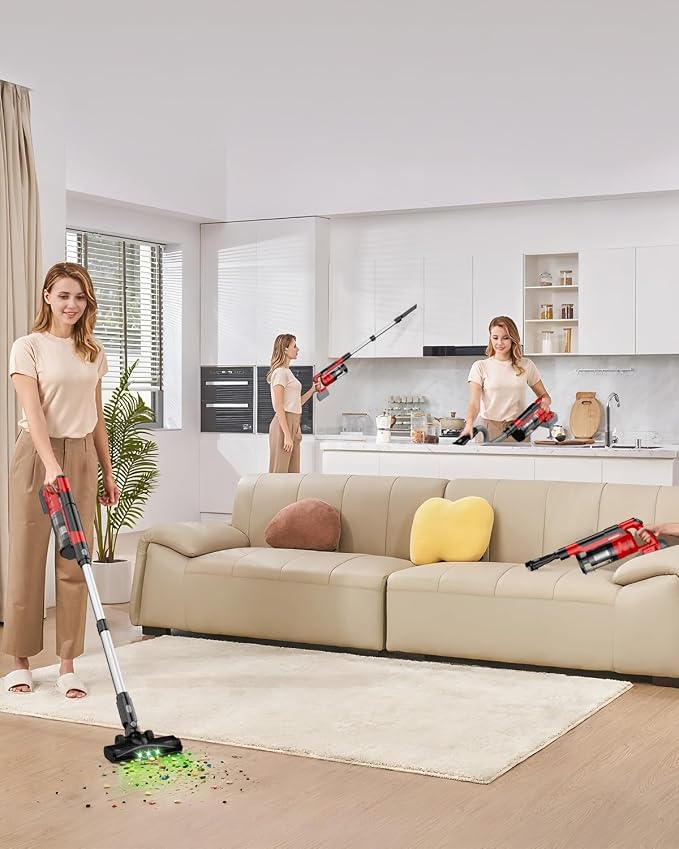 Cordless Vacuum Cleaner for Milwaukee M18 Battery, 7-in-1 Lightweight Stick - Image 9