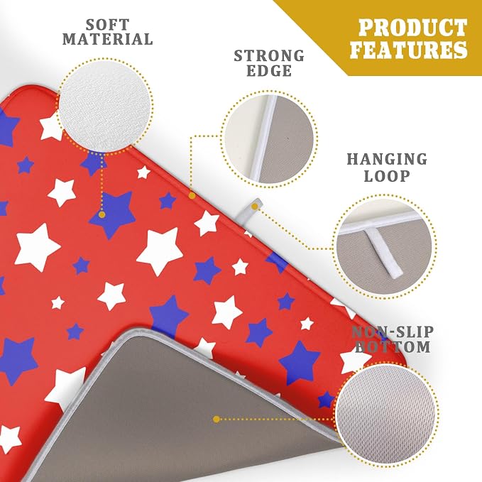 Fourth of July Independence Memorial Dish Drying Mat - Image 4