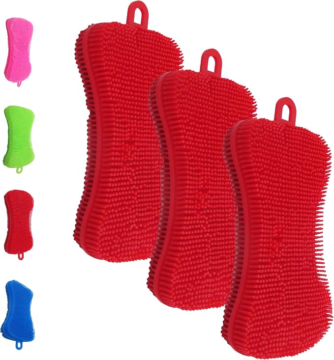 Silicone Dish Sponge by Gadgetime+USA