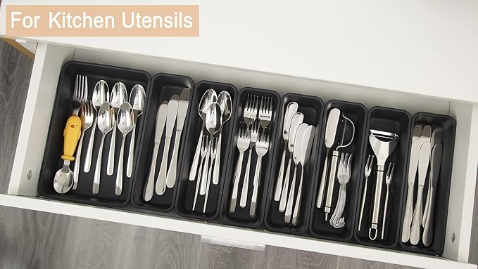 25 PCS Interlocking Desk Drawer Organizer Separator - Image 6