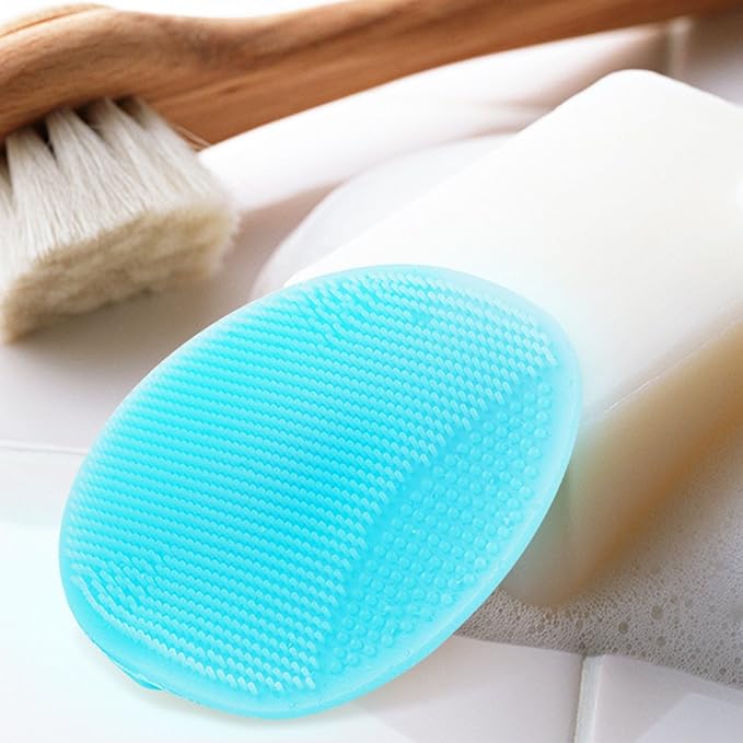 INNERNEED Soft Silicone Facial Cleansing Brush Manual Face Scrubber Exfoliating - Image 2