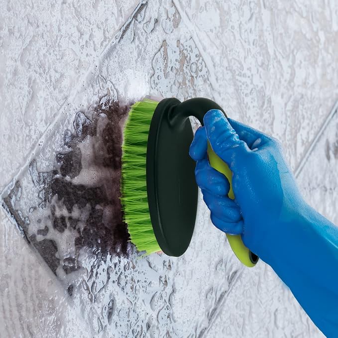 Pine-Sol Heavy Duty Scrub Brush – Comfort Grip | Iron Handle Design | - Image 2