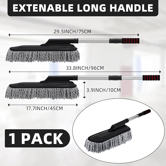 Tanlade 1 Pack Microfiber Car Duster Exterior Scratch Free - Image 2