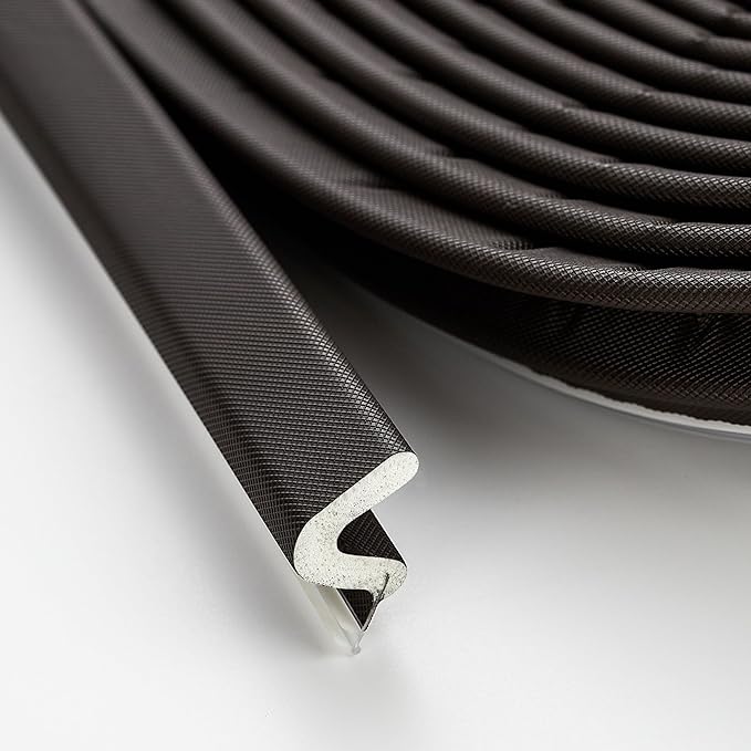 Ravinte Weather Stripping Door Seal Strip Soundproof "Q" Foam Weather Stripping by Ravinte