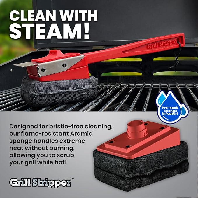GRILL STRIPPER Replaceable Flame-Resistant Aramid Fiber-Reinforced Scrubbing - Image 8
