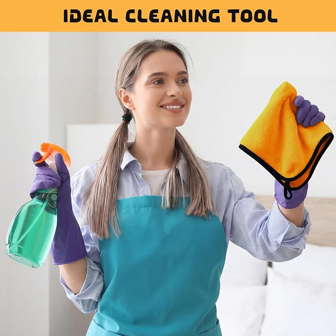 Tallew 100 Pcs Microfiber Towels:16"x16" Microfiber Drying Towels Bulk Micro - Image 3