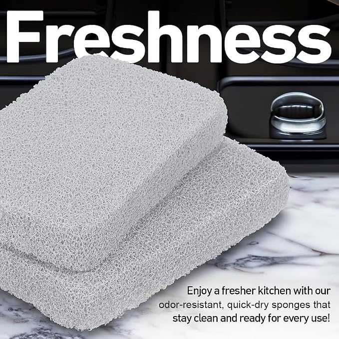 Casanero 12-Pack Silicone Scrubbing Sponges, Heavy-Duty, Non-Scratch | Reusable - Image 5
