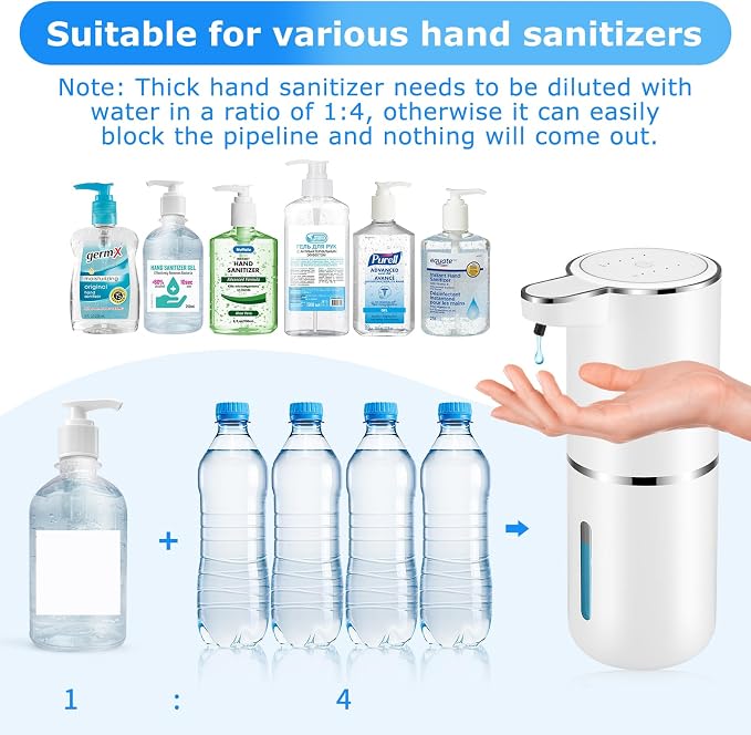 2 Pack Automatic Soap Dispenser, Automatic Liquid Soap Dispenser Touchless - Image 3
