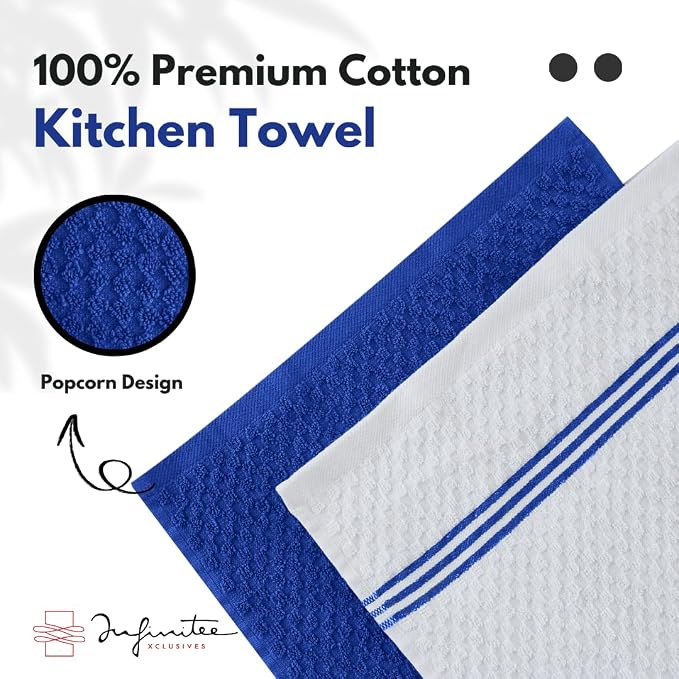 Infinitee Xclusives 100% Cotton Kitchen Towels - Image 8