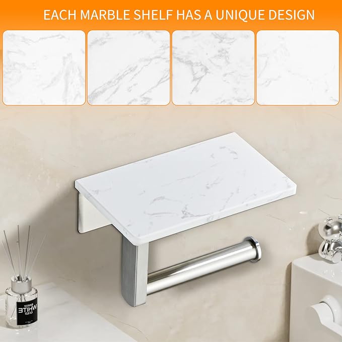 Brushed Nickel Toilet Paper Holder - Image 6