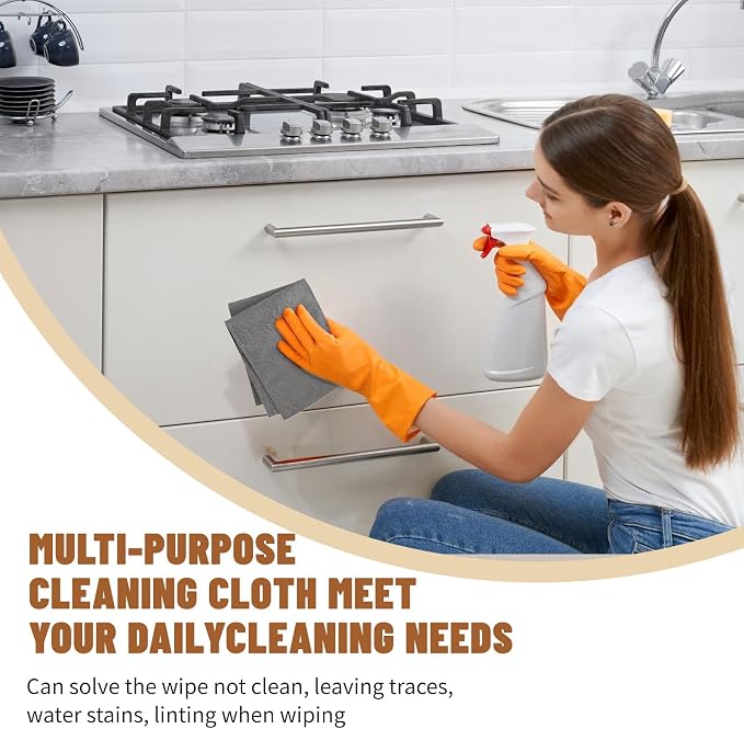 10 Pcs Magic Cleaning Cloth, 7.87x9.8inch Thickened Magic Cleaning Cloth - Image 3