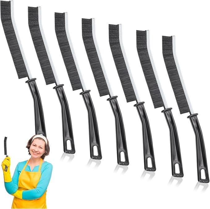 7 Pcs Hard Bristle Crevice Cleaning Brush, Thin Gap Cleaning Brush Set - Image 7