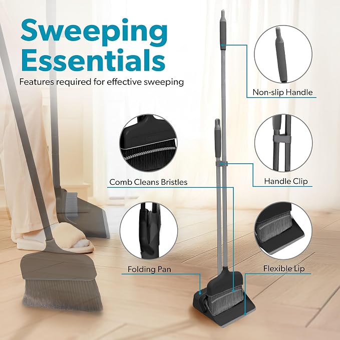 BLACK+DECKER Butler Broom & Dustpan Set - Image 2