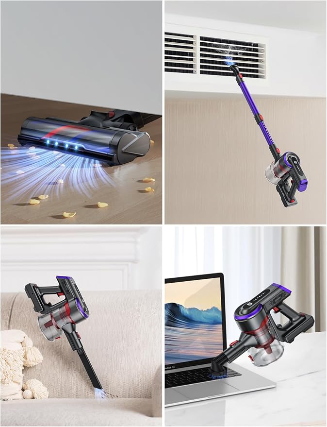 Cordless Vacuum Cleaner, 450W 45Kpa Vacuum Cleaners - Image 7