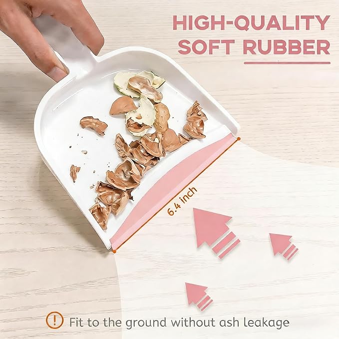 Broom Dustpan Brush Small Dust pan: Small Broom and Dustpan Set Mini Dust pan - Image 4