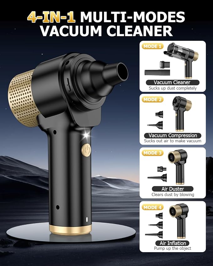 AHNR Handheld Car Vacuum Cleaner Cordless - Image 4