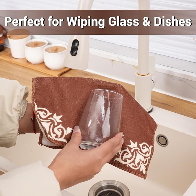 YUA Microfiber Cleaning Cloth 12 Pack, Microfiber Towels Cleaning, Microfiber - Image 4