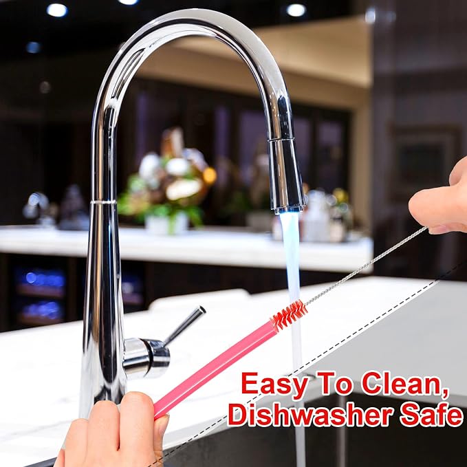 Reusable Straw Cleaning Brushes Bottle Test Tube Long Straw Cleaning Brush - Image 4