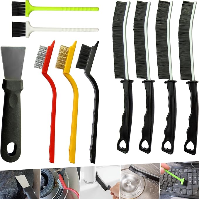 10Pcs Crevice Cleaning Tools, Gap Cleaning Brush Set, Cleaning Brushes Small by CRAFNEW
