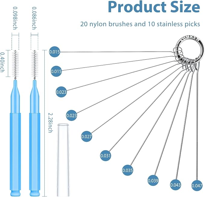 Shower Head Cleaner Picks, Showerhead Nozzle Unclogger Tool - Image 2