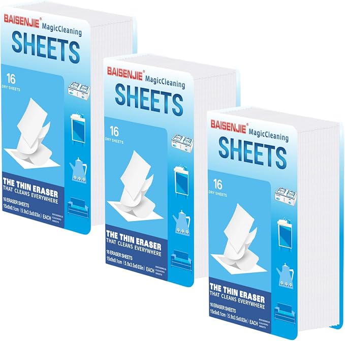 Magic Sponge Eraser Sheets, Melamine Sponge Eraser by BAISENJIE