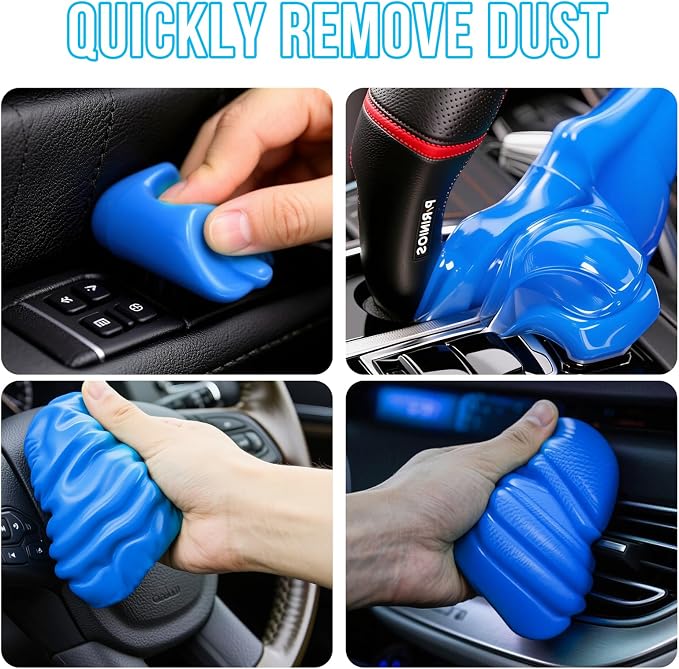 Car Cleaning Gel Car Clean Detailing Putty, Universal Car Interior Cleaner Slime - Image 3