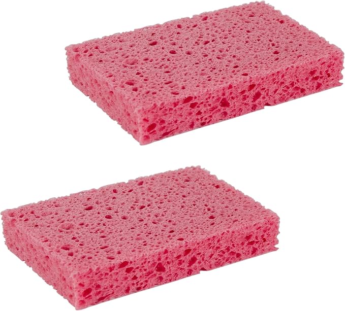 Multi-Use Cellulose Kitchen Sponges Compressed Cellulose Sponges, Non-Scratch by Unknown